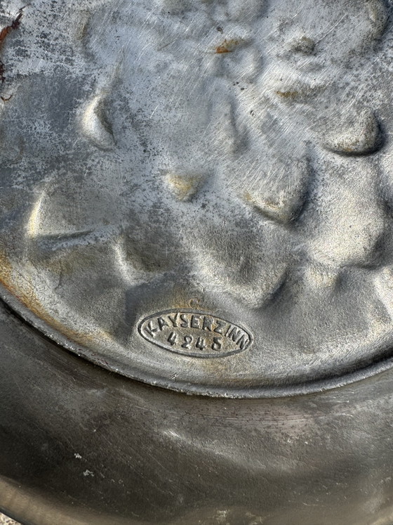 Art Nouveau Pewter Bowl Kayserzinn – Decorative Objects, Metal (photo 7 of 11)