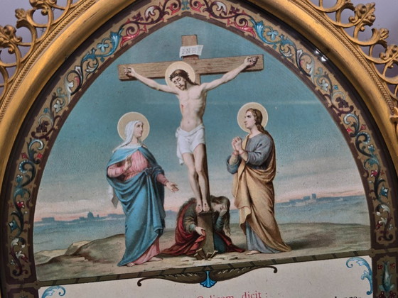 Image 1 of Altar Canon (Altar Cards (Tabellae Lavabo) 19th Century