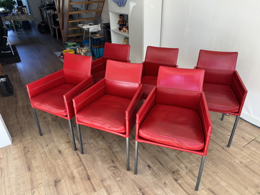 6x Karl Friedrich Förster eetkamerstoelen