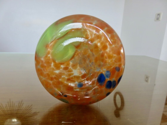 Large vase, soliflore, in blown Murano glass, 1960s-70s (photo 9 of 9)