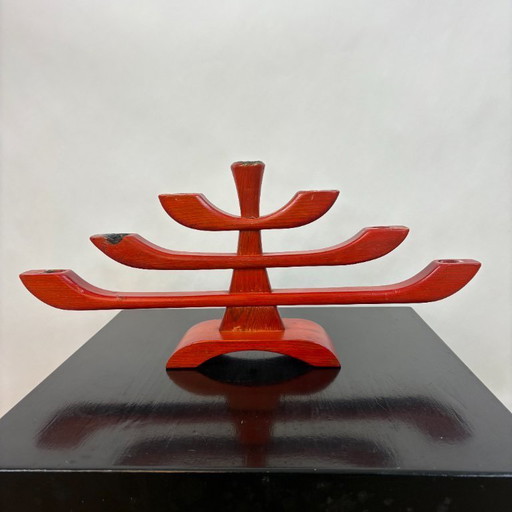 Vintage scandinavian candlestick - 1960s
