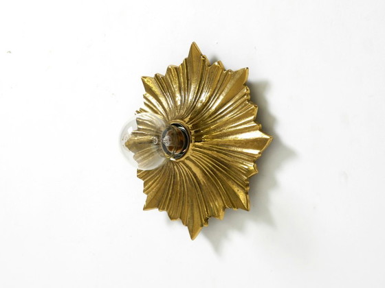 Image 1 of Lampade da parete o da soffitto in bronzo con design a stella spaziale anni '60