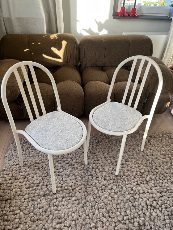 Image 1 of 2 Robert Mallet-Stevens chairs white beige