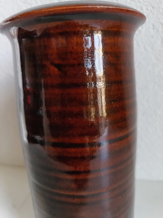 Vaso Vintage in Ceramica d'Atelier Joop Beekwilder, De Ronding, Intatto – Vasi (photo 5 of 8)