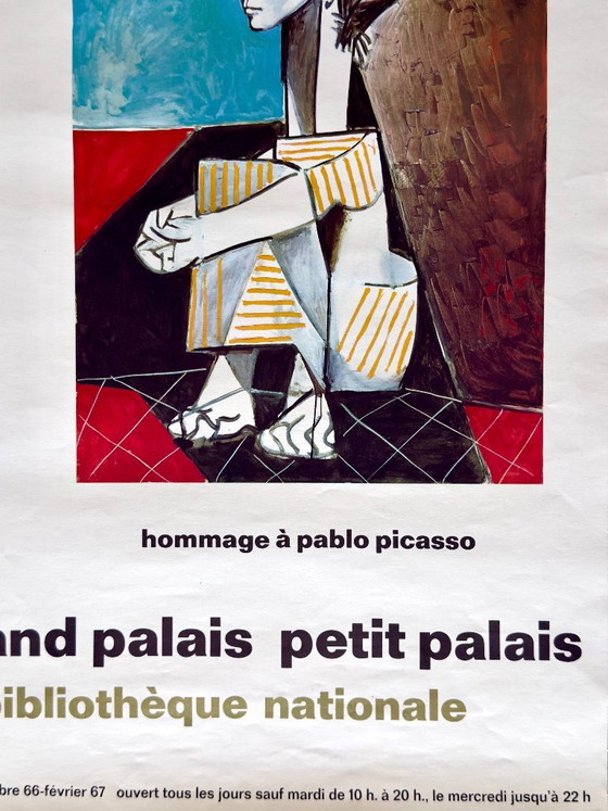 Pablo Picasso – Original Hommage à Picasso Poster 1966-67 – Grand Palais – Paper (photo 5 of 6)