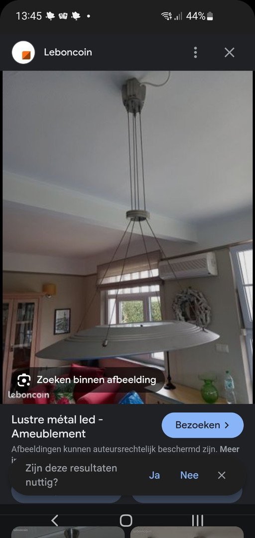 Design eettafel lamp