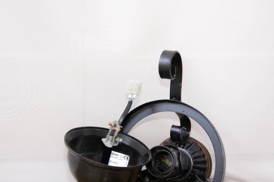 Image 1 of Deckenlampe Hängelampe Petroleum Glasschirm 54-64cm Vintage