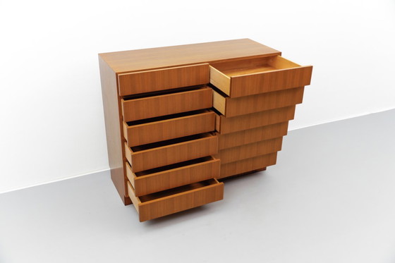 Image 1 of Mid-Century Walnut Chest of Drawers, 1960s