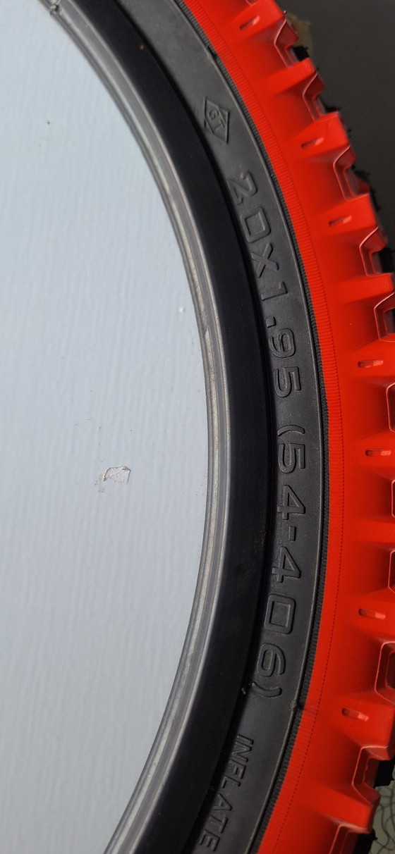 Image 1 of Vintage Jaren 90 IKEA Volda Fietsenband Spiegel