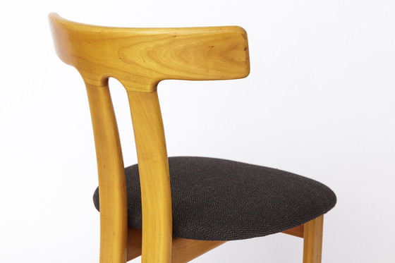 Image 1 of Satz von 6 dänischen T-förmigen Stühlen - 1960er Mid-Century Modern Design