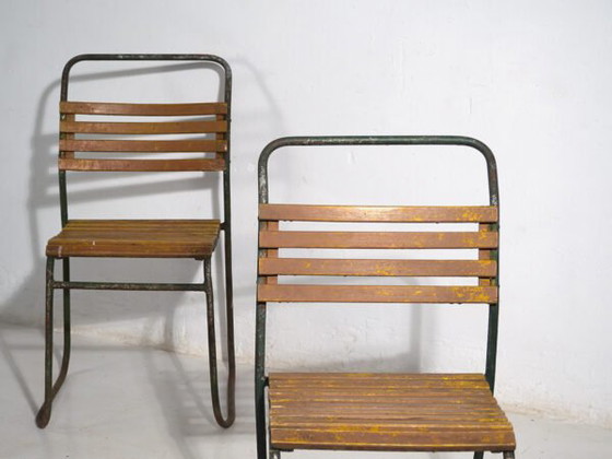 Sedie da giardino antiche (c.1920). Set di 2 pezzi #32 – Iron (photo 12 of 40)