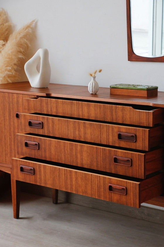 Image 1 of Vintage Teak Sideboard by Beautility | 1960s Design, Restored