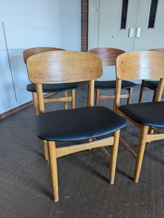 Image 1 of Set 6x vintage Børge Mogensen- Søborg Møbelfabrik