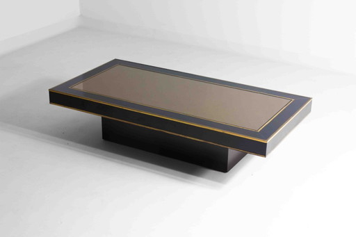 Tavolino da caffè a specchio italiano