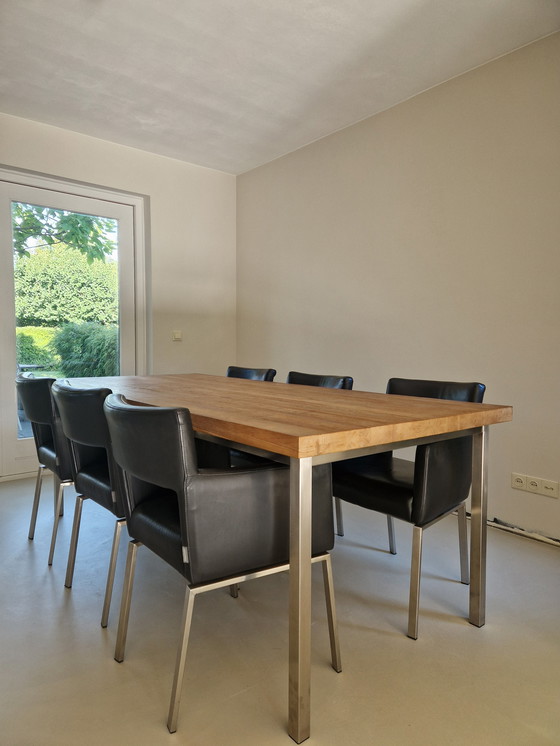 Image 1 of 6 chaises de salle à manger Foucault