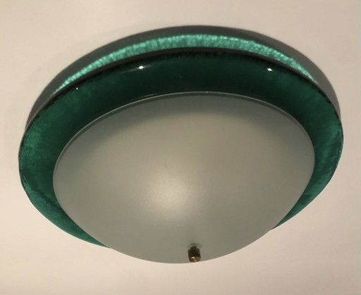 Vintage Ceiling Lamp by Giberti Illuminazione - Murano Italy