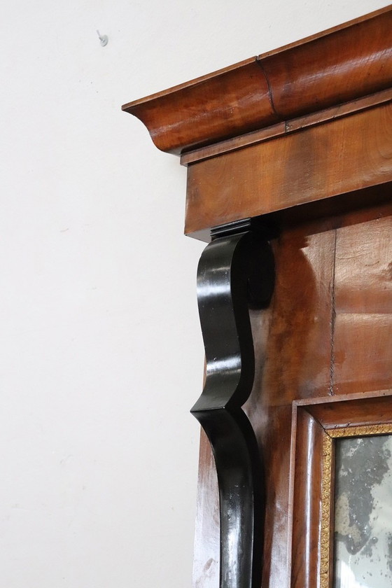 Image 1 of Antique Wall Mirror in Walnut, Empire Period Early 19th Century