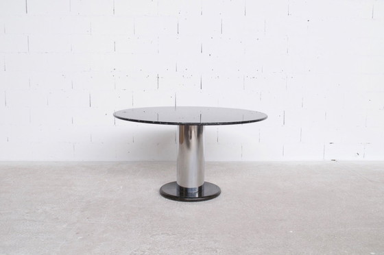 Image 1 of LOTOROSSO TABLE BY ETTORE SOTTSASS POLTRONOVA MARBLE PUBLISHER 1965