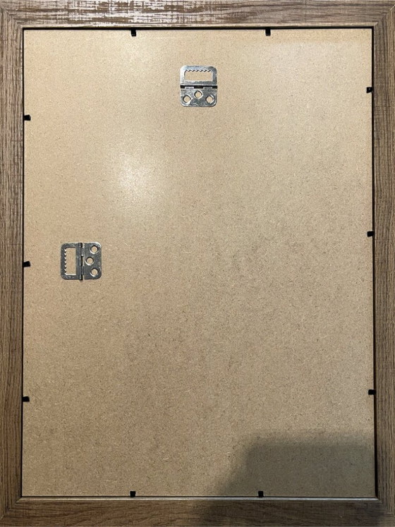 Image 1 of Original artwork on paper signed Eugène Eechaut, created in ink in 1973 - Framed