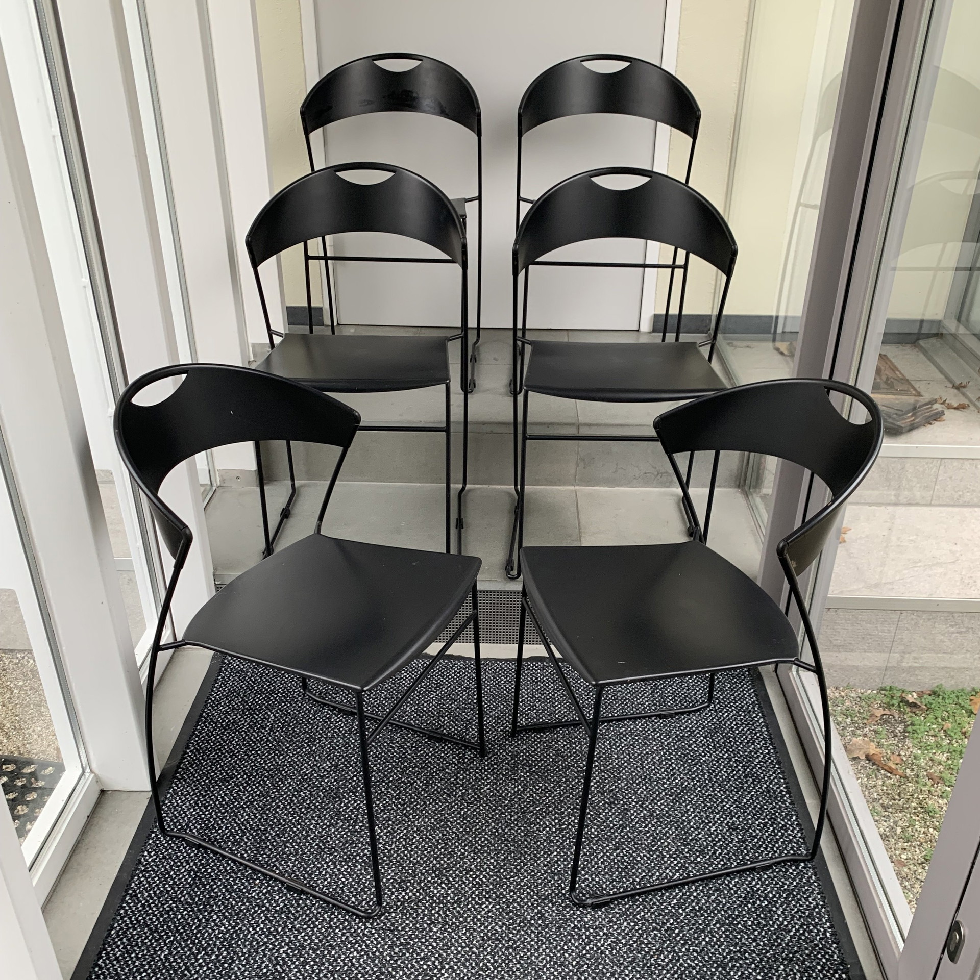 6x Chair Caruti Baleri Italia - Juliette HW 601 - Stackable | €450