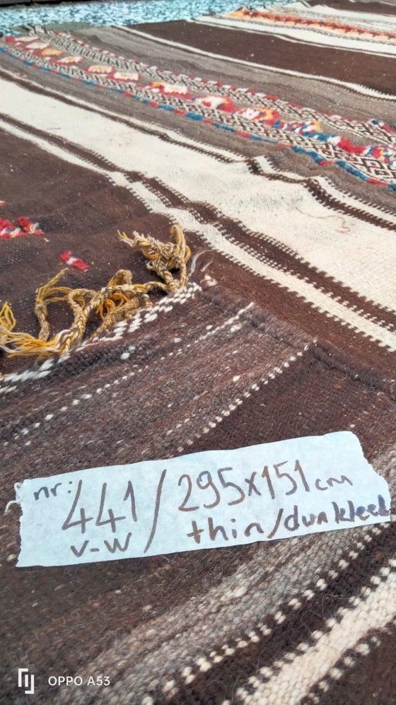 Image 1 of Handgeknoopt Berber kleed wol 295x151cm