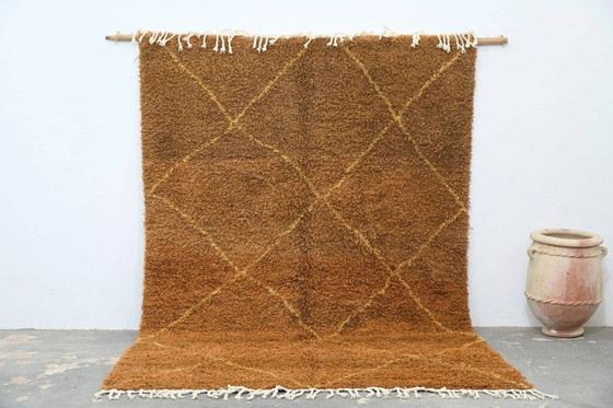 Tapis marocain fait main, laine naturelle, 2,5x1,5 m. – Wool (photo 8 of 8)