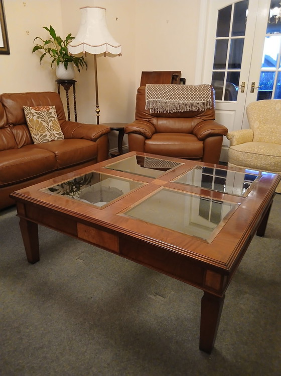 Charles Barr Couchtisch – Couchtische, Holz, Glas (photo 5 of 5)