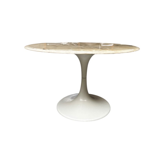 Image 1 of Tavolo anni '70 con piano in marmo