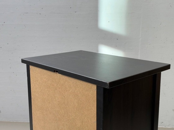IKEA HEMNES tall chest of drawers with 5 drawers – Black-brown, Solid wood – High Boards (photo 11 of 15)