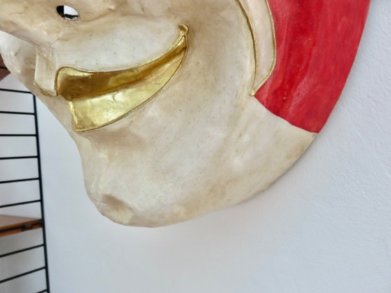 Image 1 of Masque Venitien XXL en papier maché, 1970