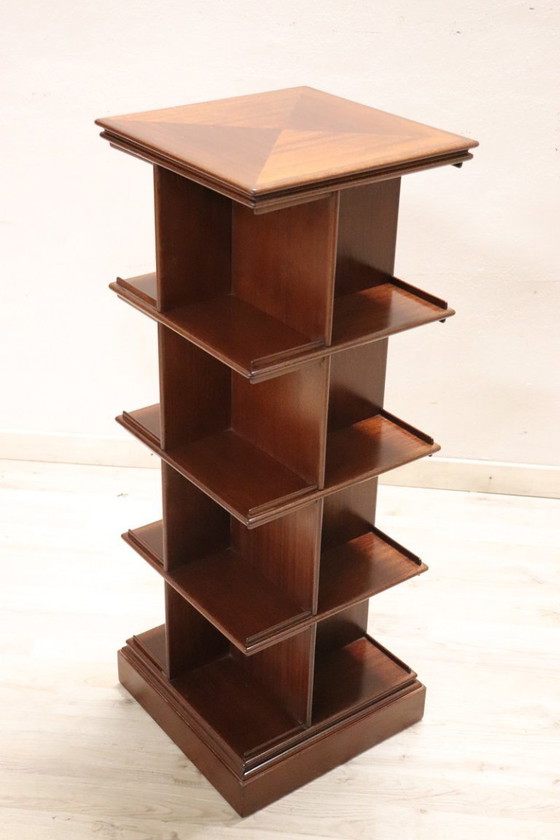 Image 1 of Libreria girevole modulare in legno, Italia anni '60