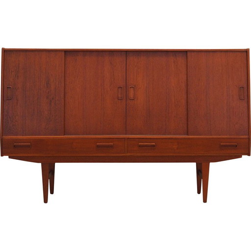 Buffet haut vintage en teck par Westergaards Møbelfabrik, 1960s