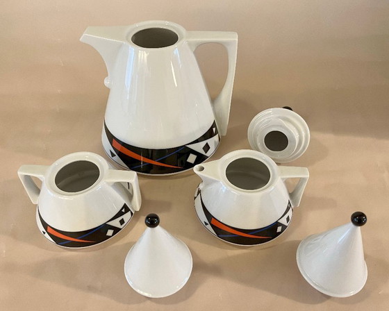 Kronester Bavaria, Memphis Style, Servizio Caffè/Tè per 6 – Stoviglie, Porcelain (photo 7 of 10)