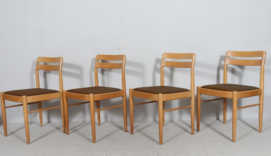 Image 1 of 6er Set Stühle/Esszimmerstühle Von H.W. Klein Für Bramin, Dänemark, 1970er Jahre
