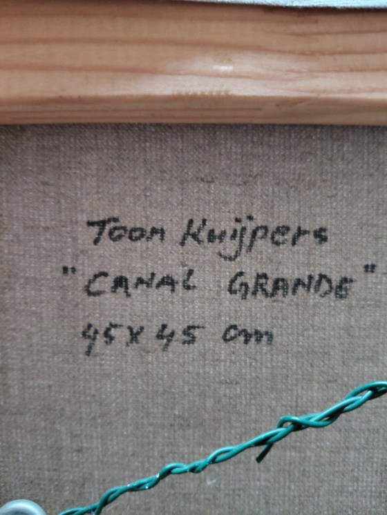 Image 1 of Toon Kuijpers schilderij   `Canal Grande`