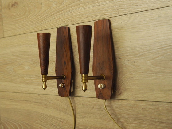 Image 1 of Set of two wall lamps, Danish design, 1970s, production: Denmark