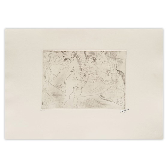 Jules Pascin Ets Les Amies 1980 – Litho's & Zeefdrukken, Paper (photo 4 of 5)