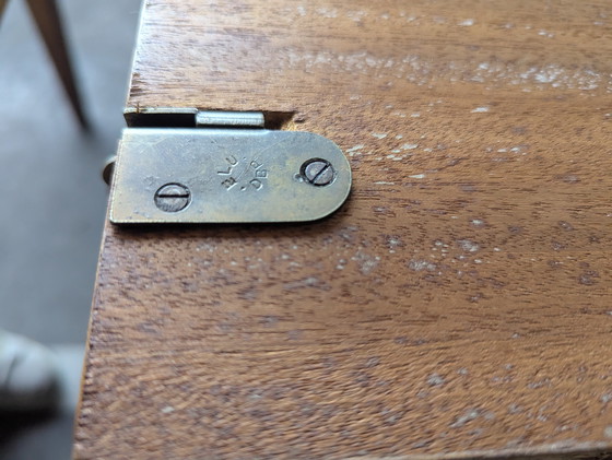 Image 1 of Table de salle à manger extensible en vieux chêne