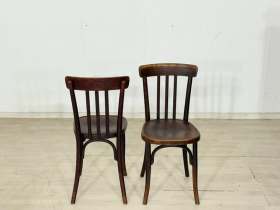 Image 1 of Set of 4 solid wood chairs / oak dining chairs / kitchen chairs