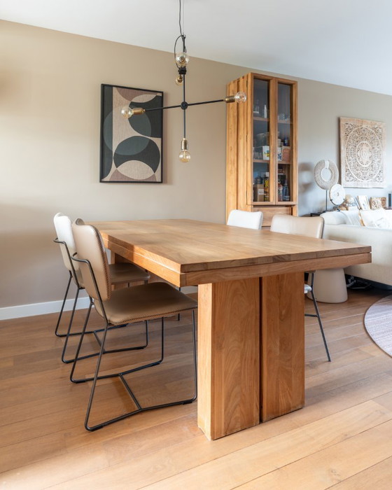 Image 1 of Tavolo da pranzo doppio Tahona - Teak massello naturale