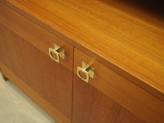 Estantería danesa de teca con mueble bar iluminado, estilo danés moderno de los años 70. – Librerías, Wood (photo 21 of 22)