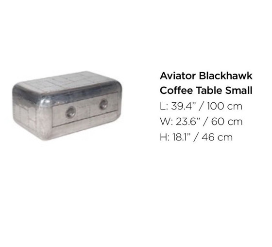 Image 1 of Aviator Blackhawk Coffee Table / Salontafel