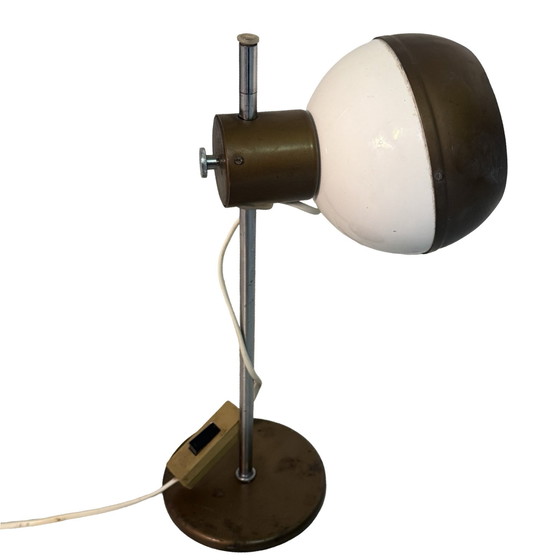 Image 1 of Drukov – 1970er Jahre – Weltraumzeitalter-Design / Pop-Art-Stil – Schreibtischlampe mit Magnethalterung