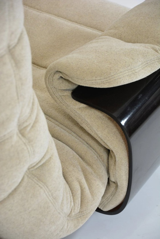 Image 1 of Sessel Marsala und passender Hocker von Ligne Roset, hellbeige