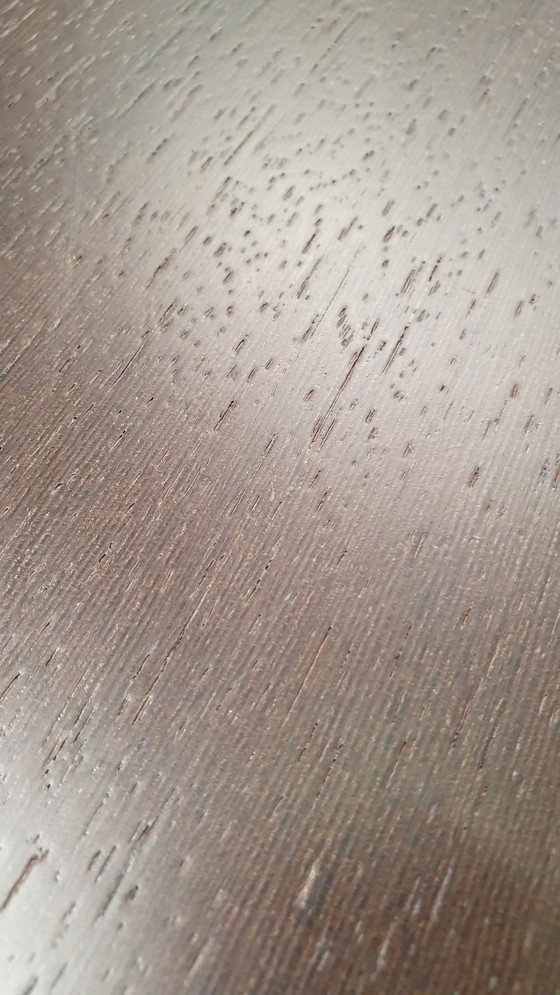 Image 1 of Tavolino di design Kei BULO, impiallacciato in rovere marrone scuro