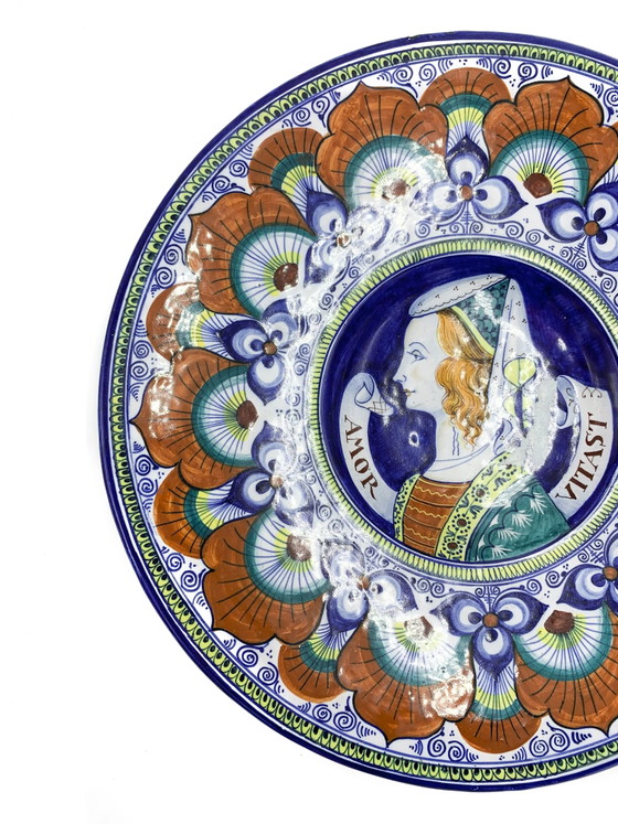 Pair of Plates Amor Vitast Faenza Ceramics, Crockery (photo 8 of 9)