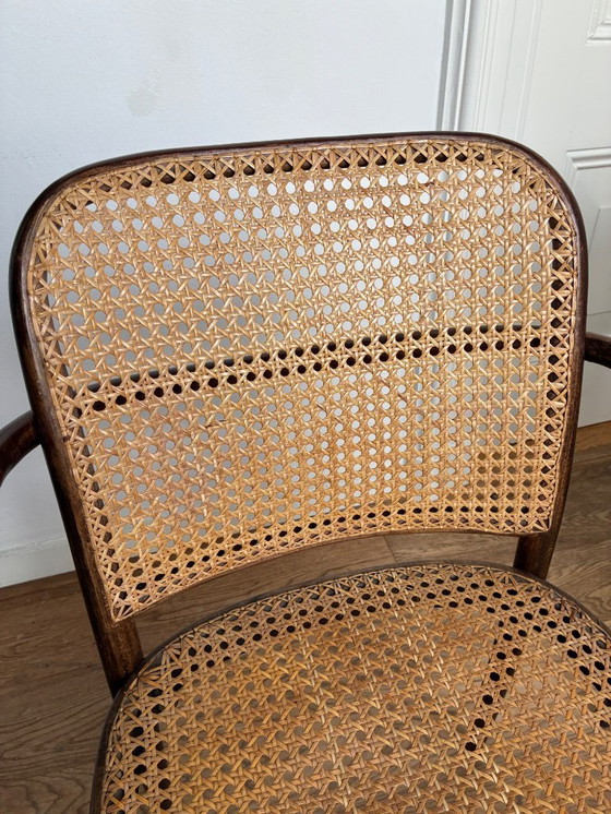 Image 1 of 4x Sessel „Prag“, Entwurf Thonet Nr. 811 von Josef Hoffmann