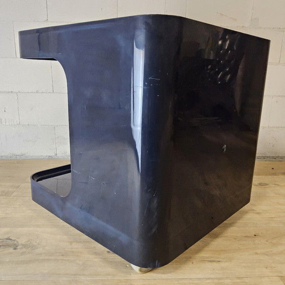 Image 1 of Vintage Itilian design GAME side table Marcello Siard / Collezoni Longata space age bar table / magazine table