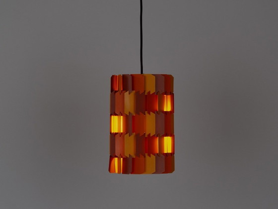 Image 1 of Deense vintage hanglamp Facet pop van Louis Weisdorf, Lyfa, 1972