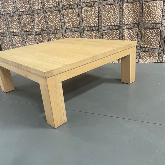 Image 1 of Light oak coffee table